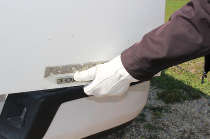 White Drivers GOAT-EE Glove Unlined (BOPO EDITION)