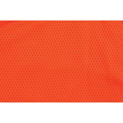 Surveyor's Safety Vest, High Visibility Orange, Large, Polyester